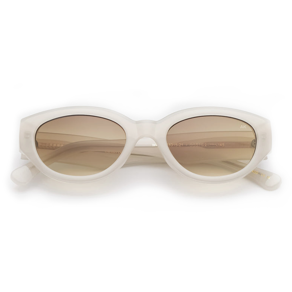 Winnie / Cream Bone & Brown Gradient Lens