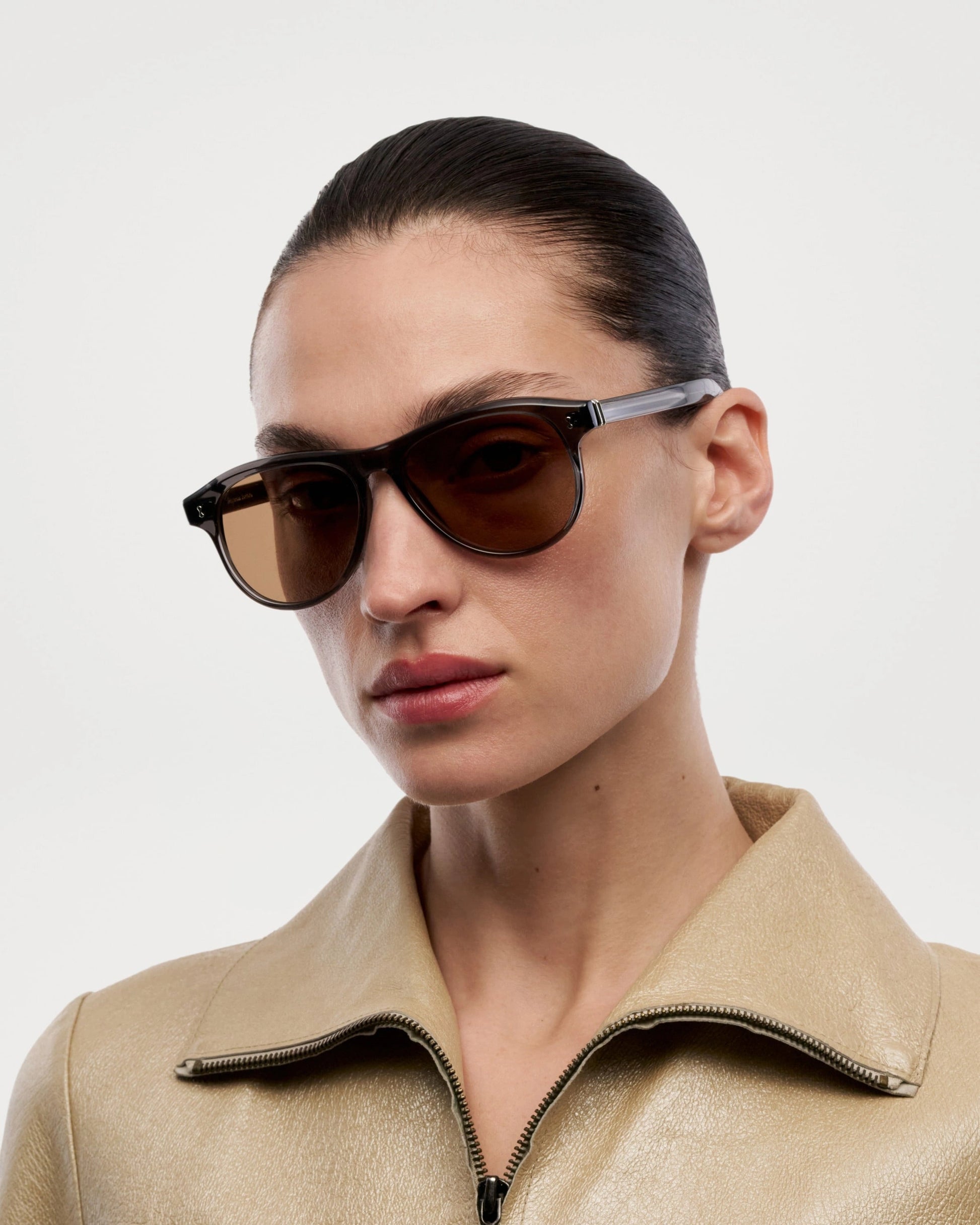 Fargo / Anthracite & Brown Lens