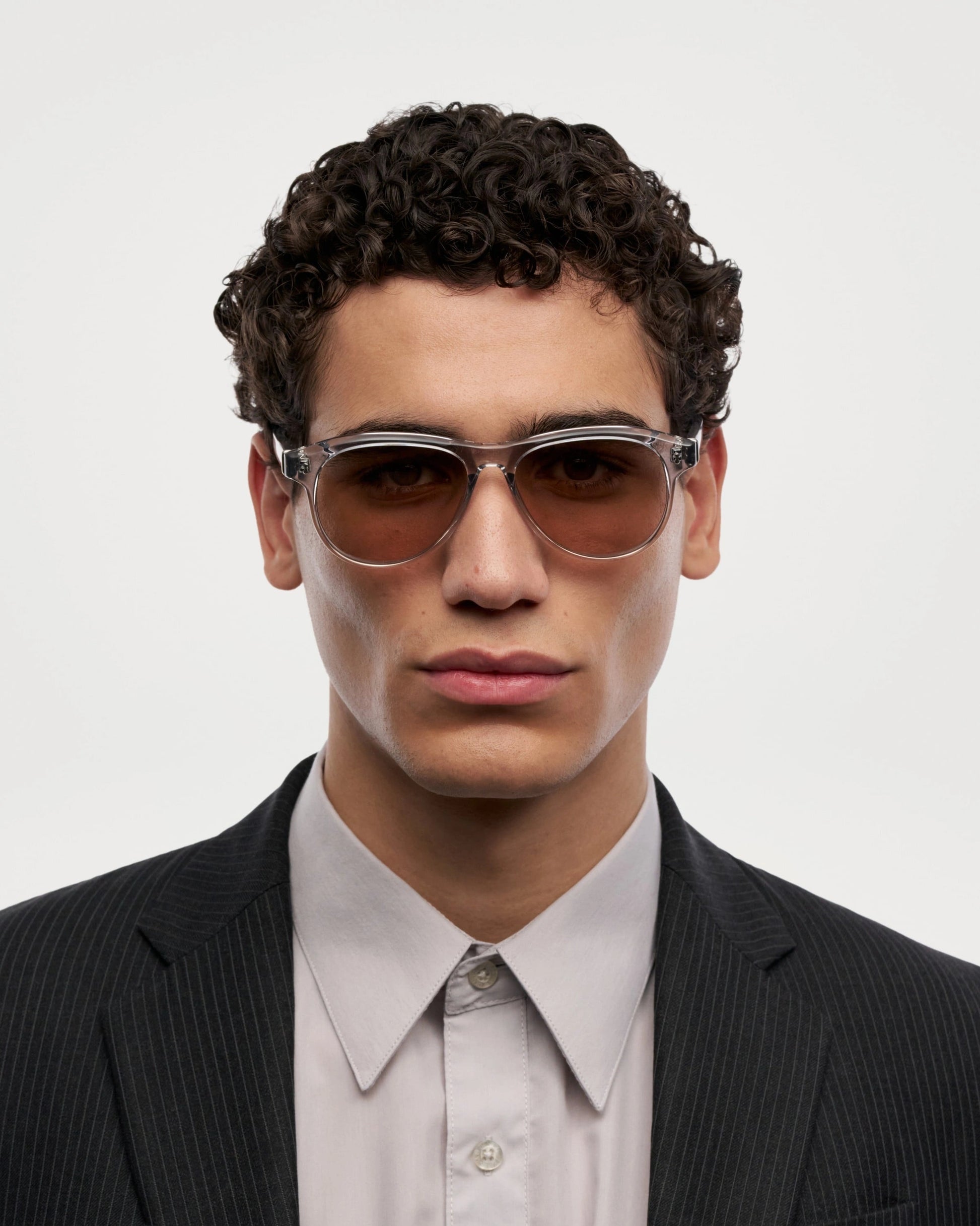 Fargo / Light Grey & Brown Lens