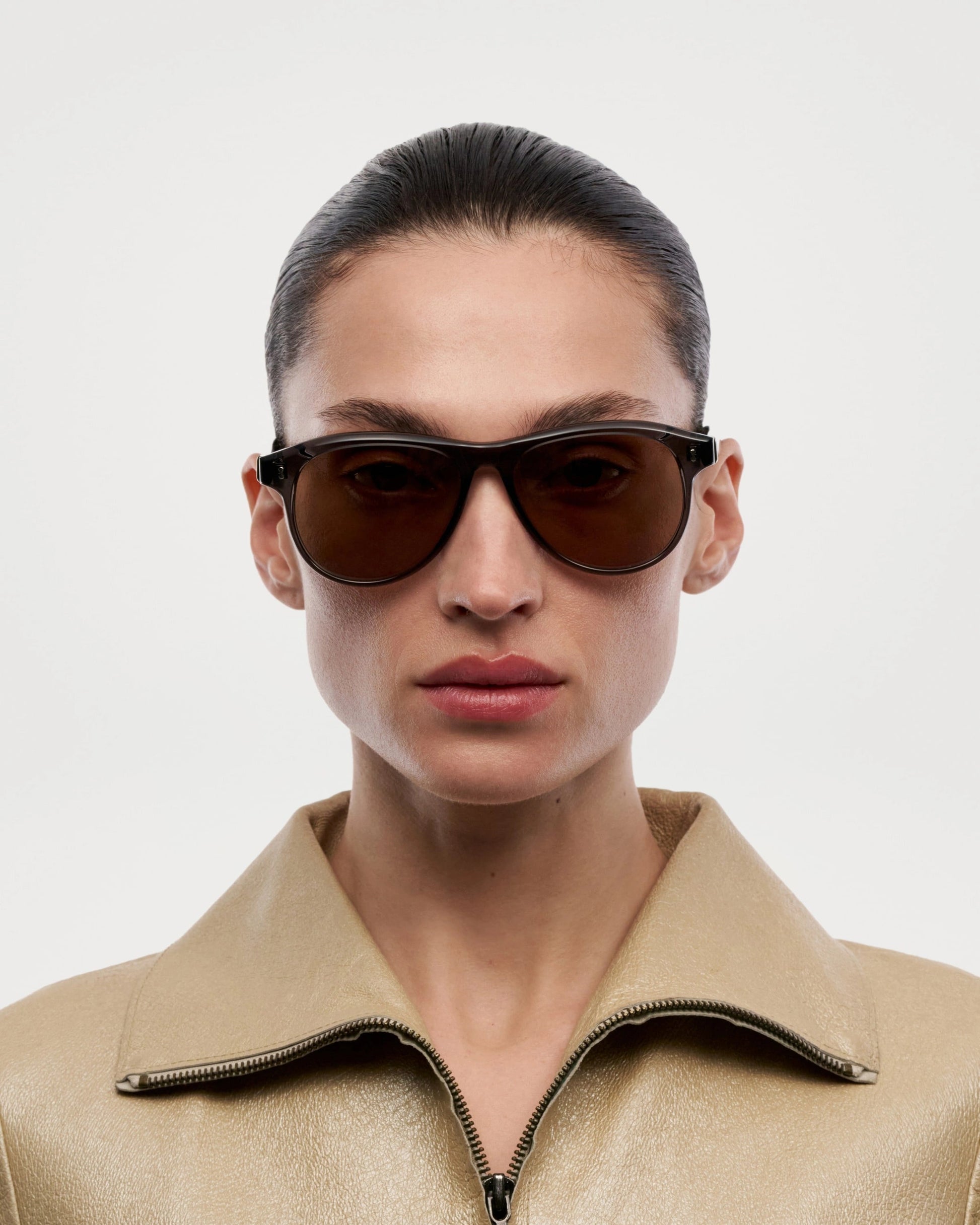 Fargo / Anthracite & Brown Lens