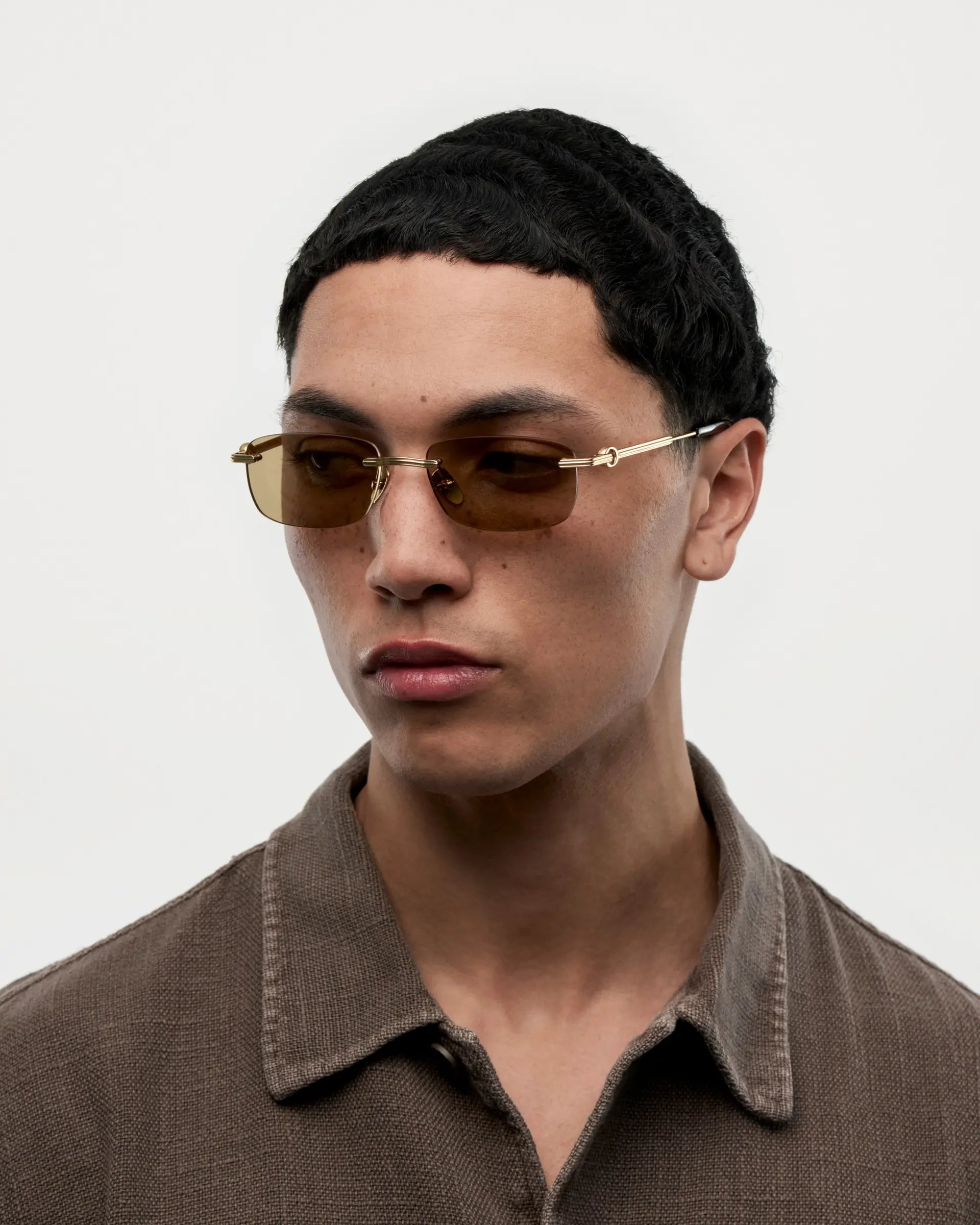 Cadenza Navigator / Brown Titanium & Brown Lens