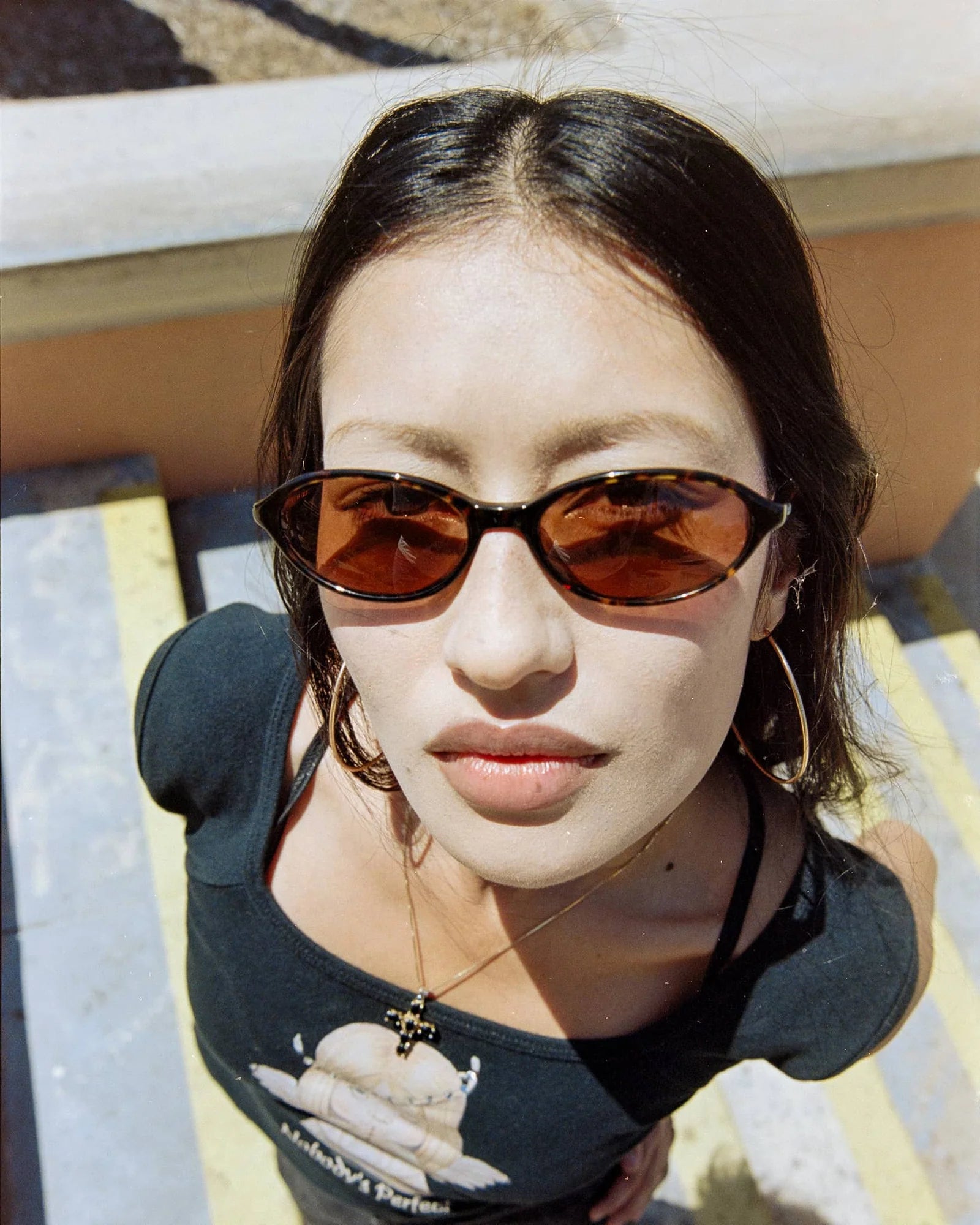 The Star Locket / Dark Tortoise Bio & Cinamon Lens