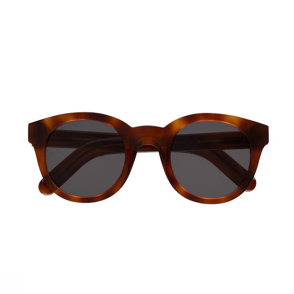 Shiro / Amber Acetate & Grey Lens