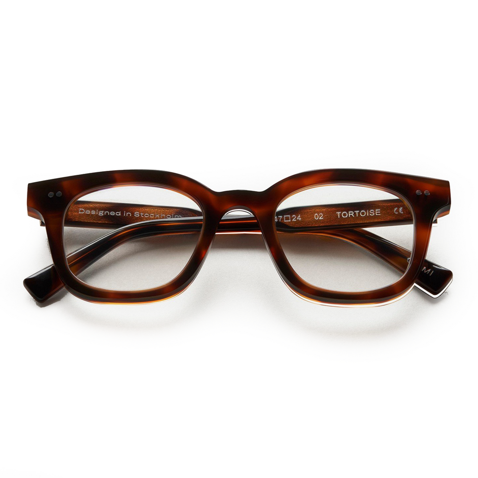 02 Core Optical / Tortoise & Clear Lens