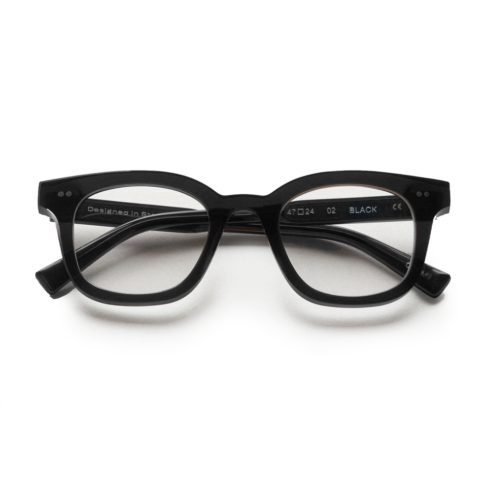 02 Core Optical / Black & Clear Lens