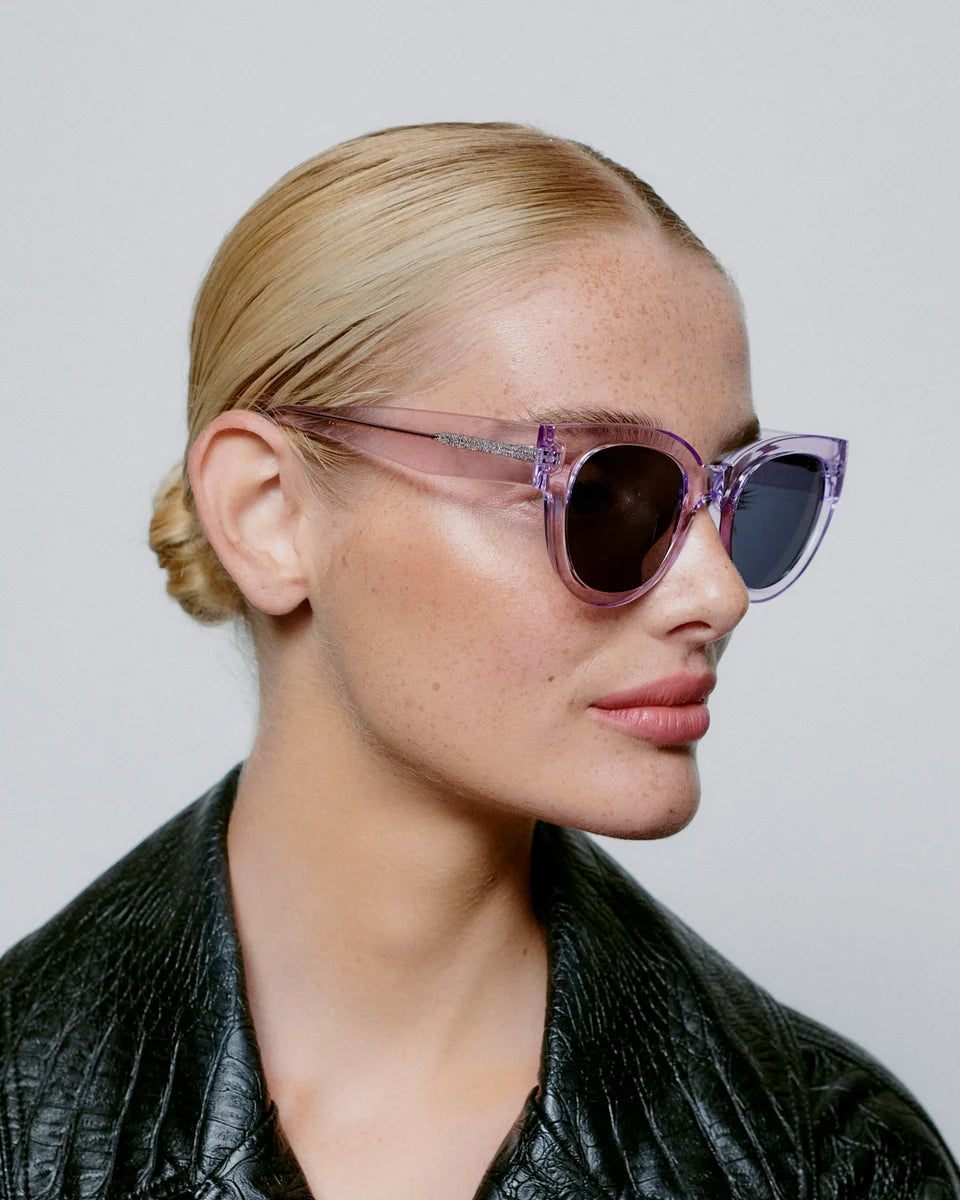 Lilly / Lavender Transparent & Grey Lens