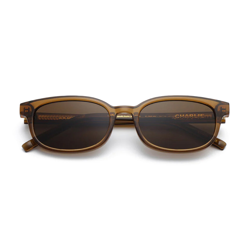 Charlie / Smoke Transparent & Brown Lens