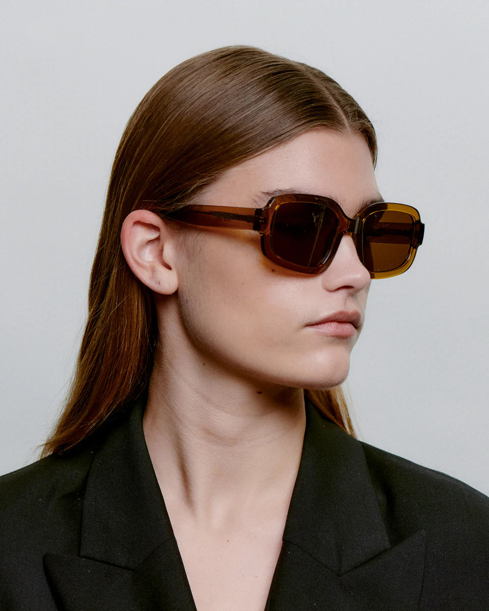 Pluto / Smoke Transparent & Brown Lens