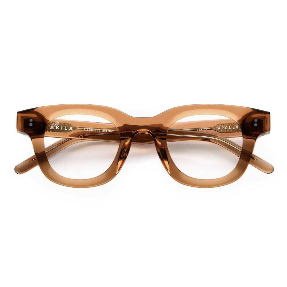 Apollo Optical / Brown Acetate & Blue-Light Lens