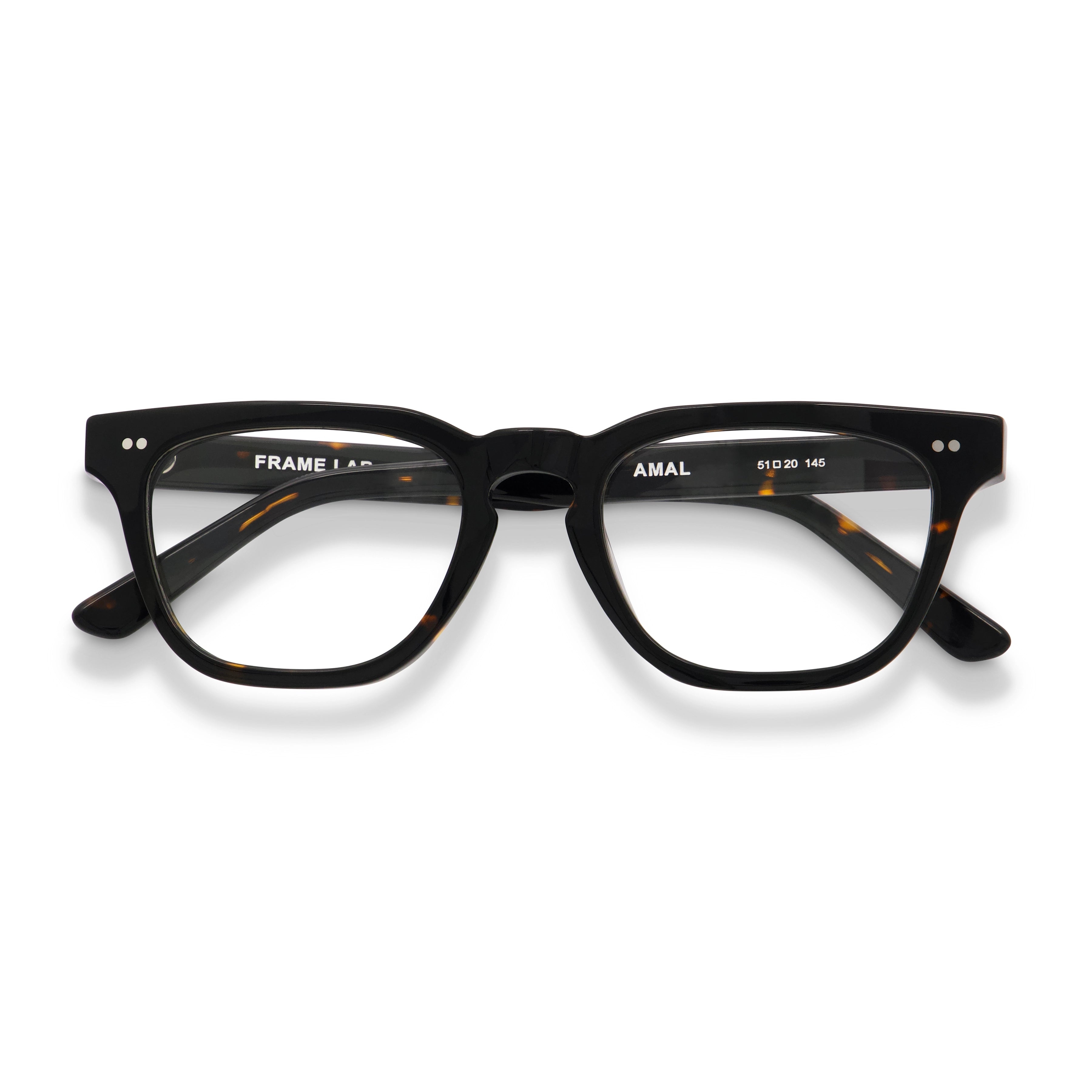 Amal Optical / Black Tortoise & Prescription Lens
