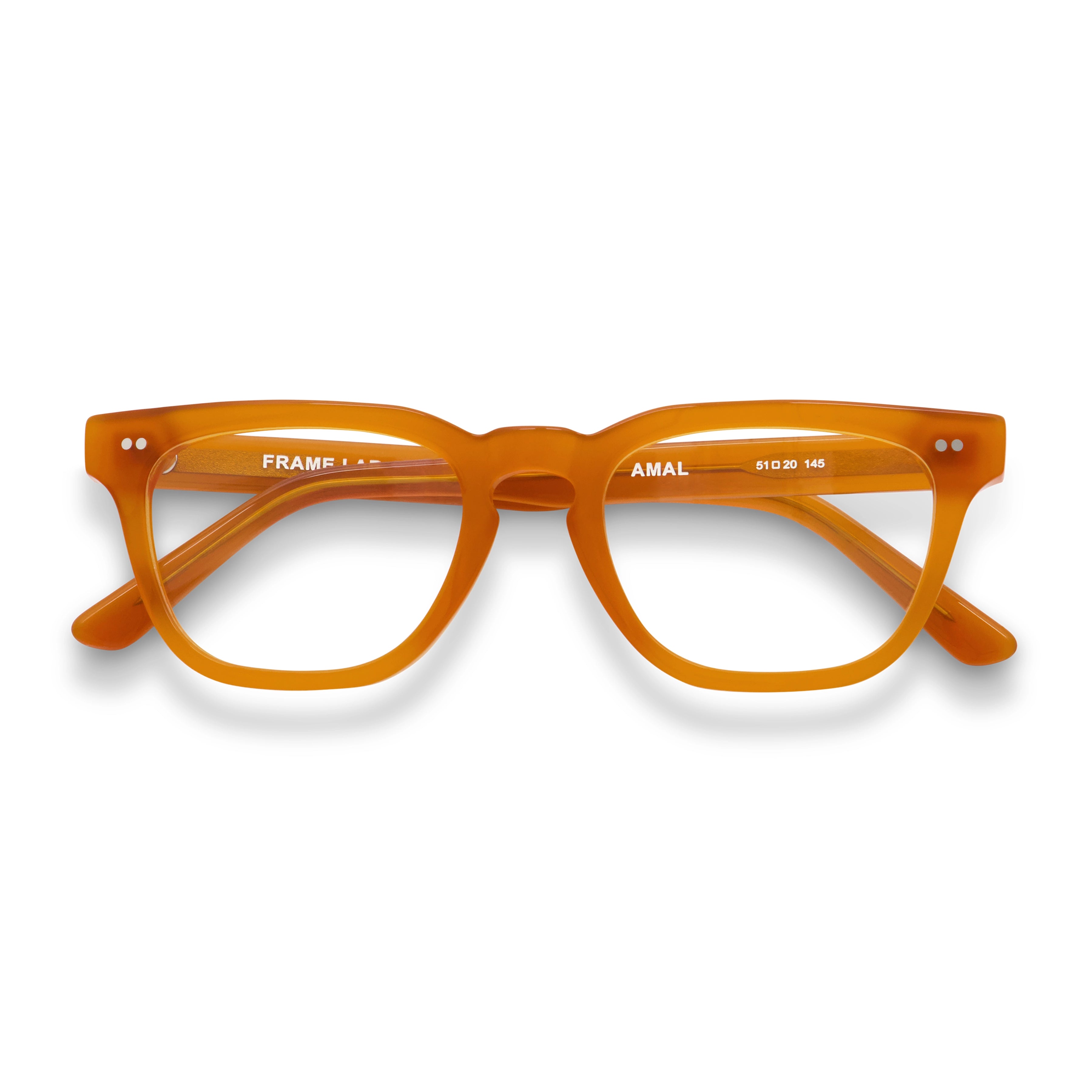 Amal Optical / Caramel Acetate & Prescription Lens