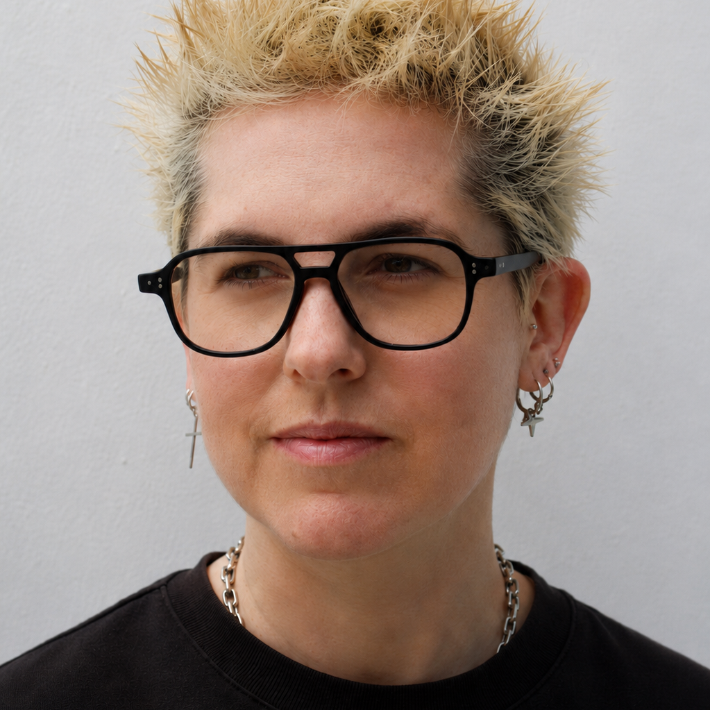 Mette Optical / Black Acetate & Clear Lens