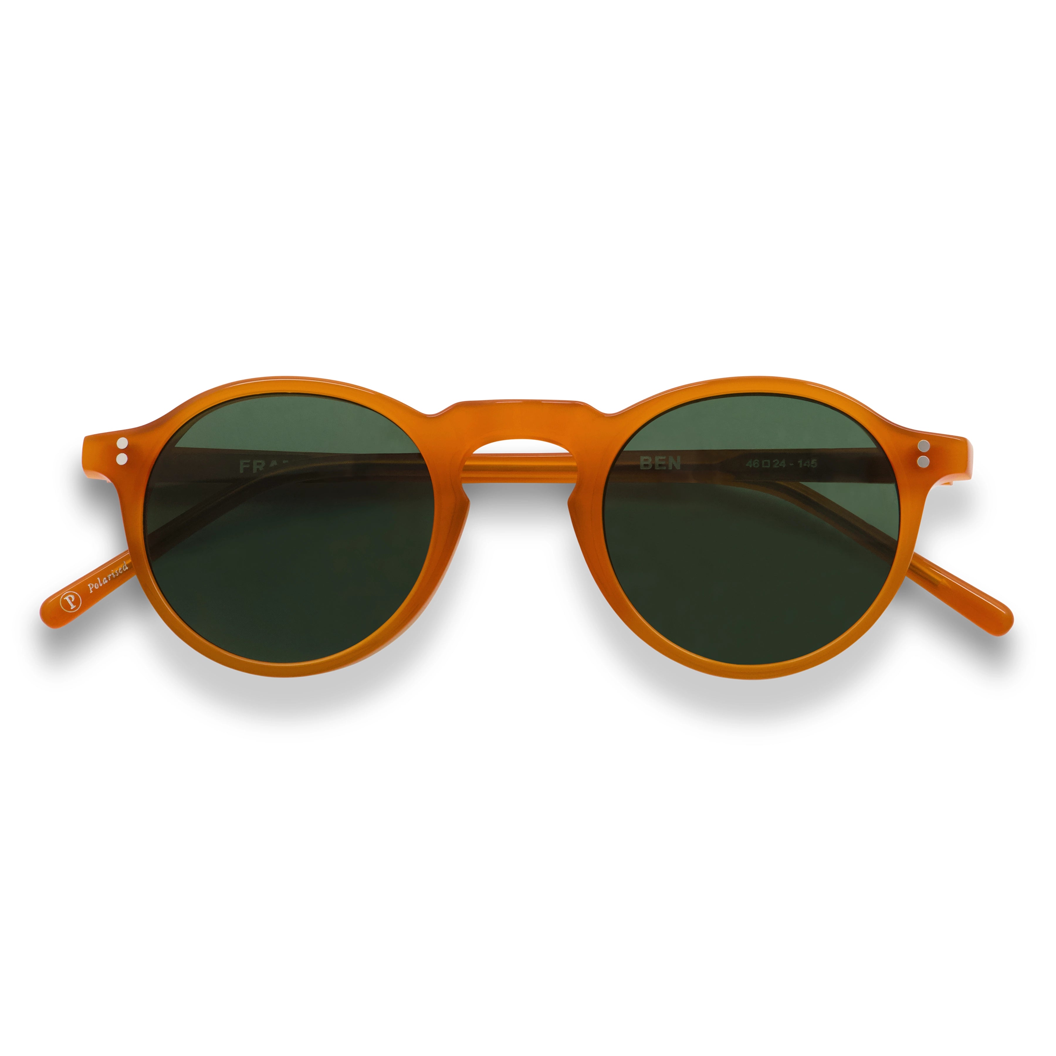 Ben / Caramel Acetate & Polarised Green Lens