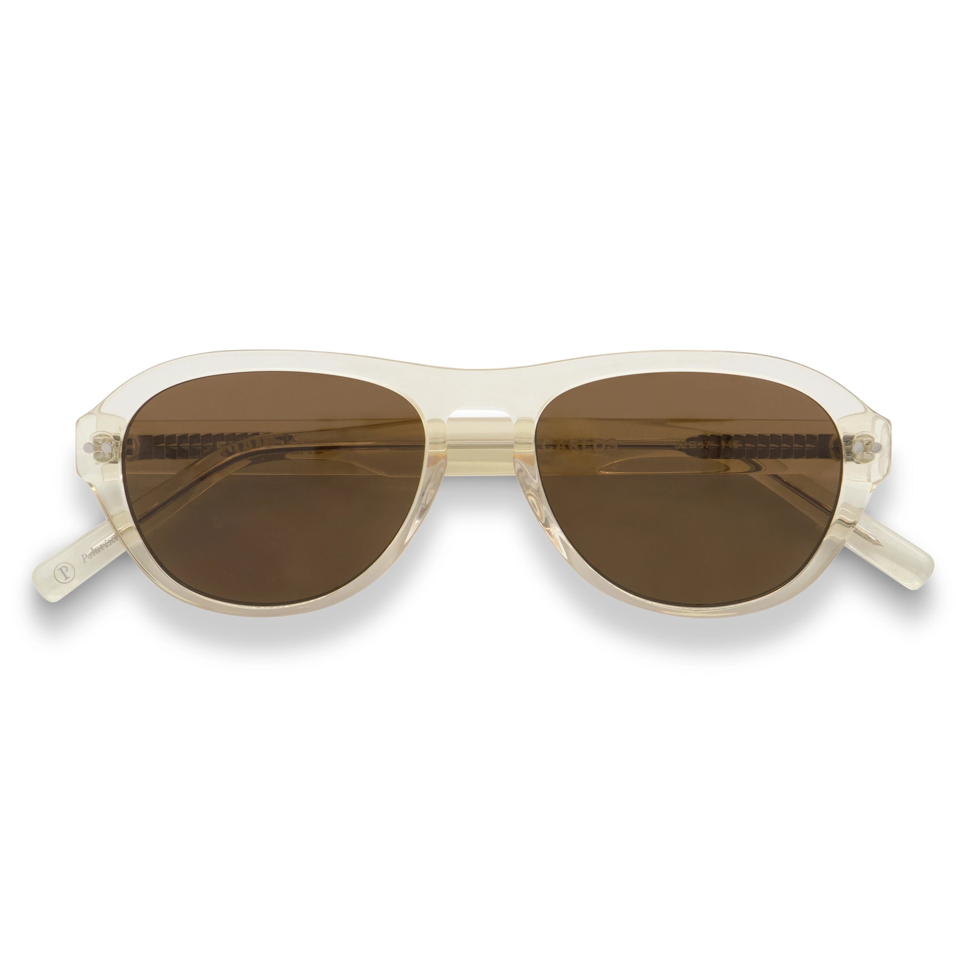 Carlos / Blonde Crystal Acetate & Polarised Brown Lens