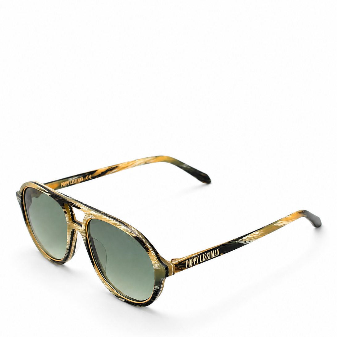 Koenji / Horn & Green Gradient Lens