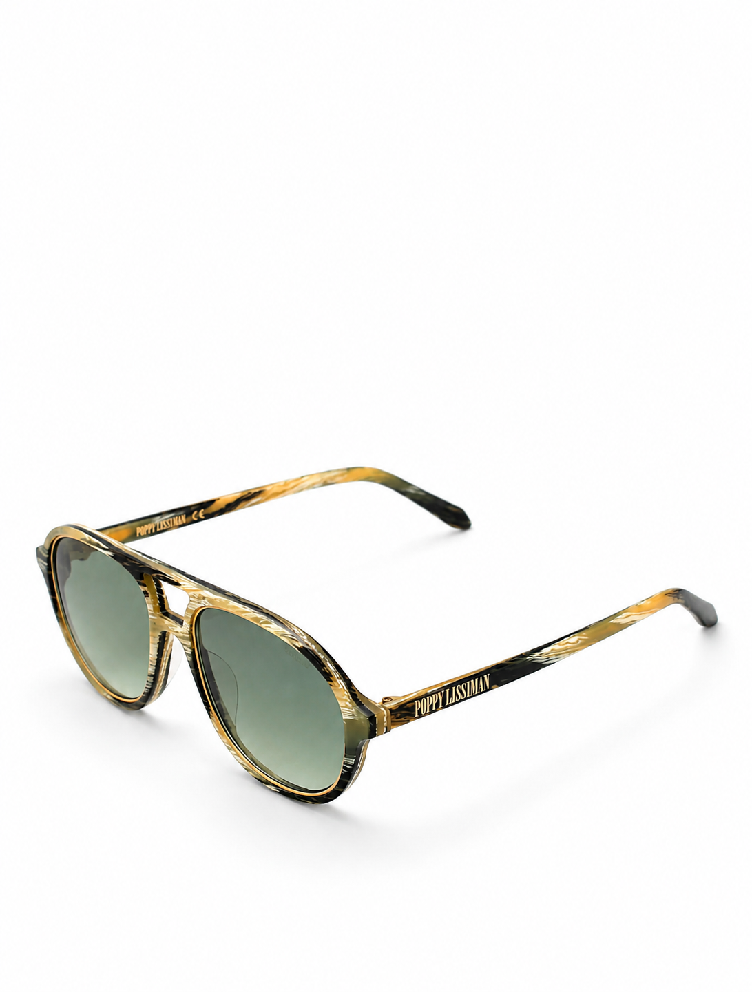 Koenji / Horn & Green Gradient Lens
