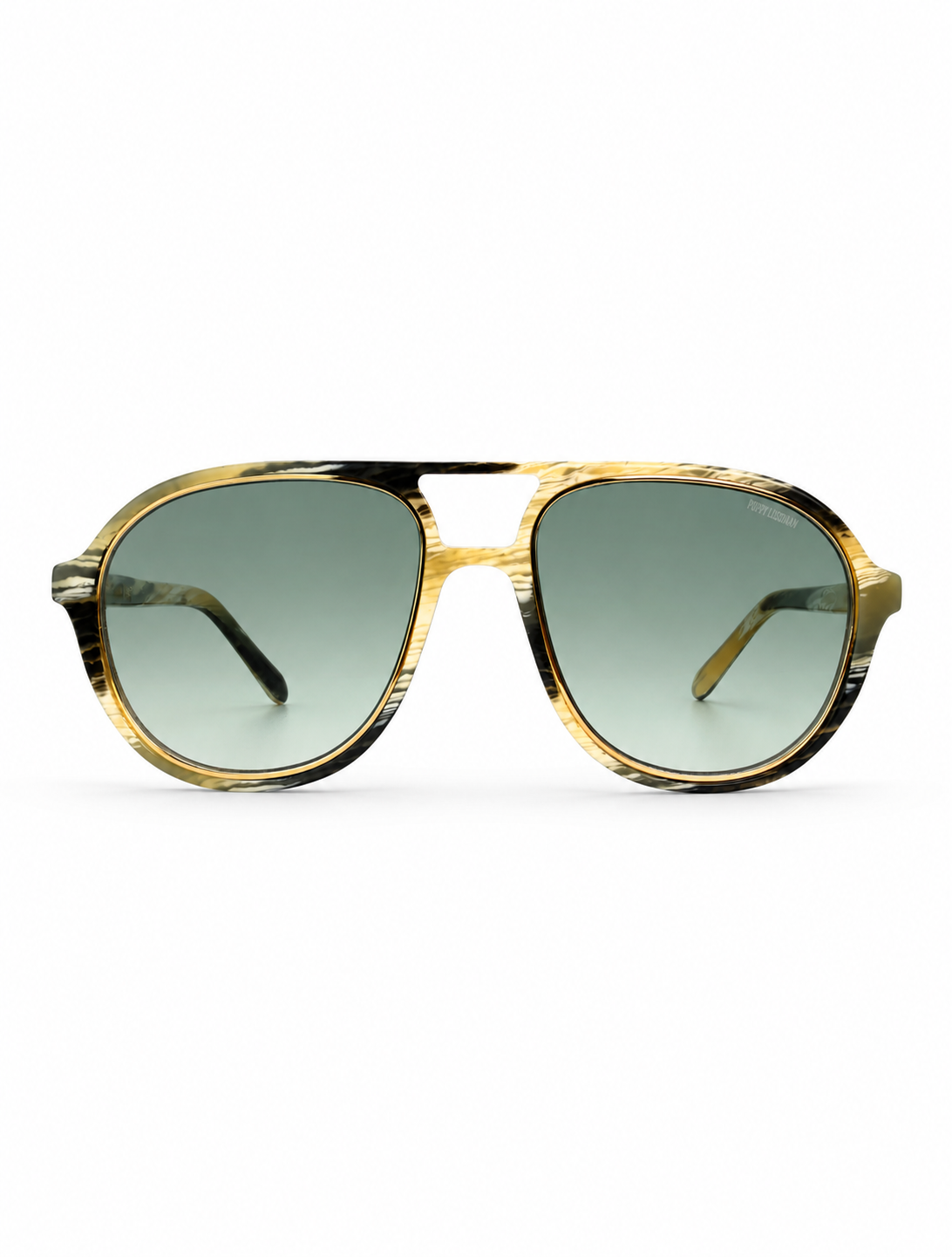 Koenji / Horn & Green Gradient Lens