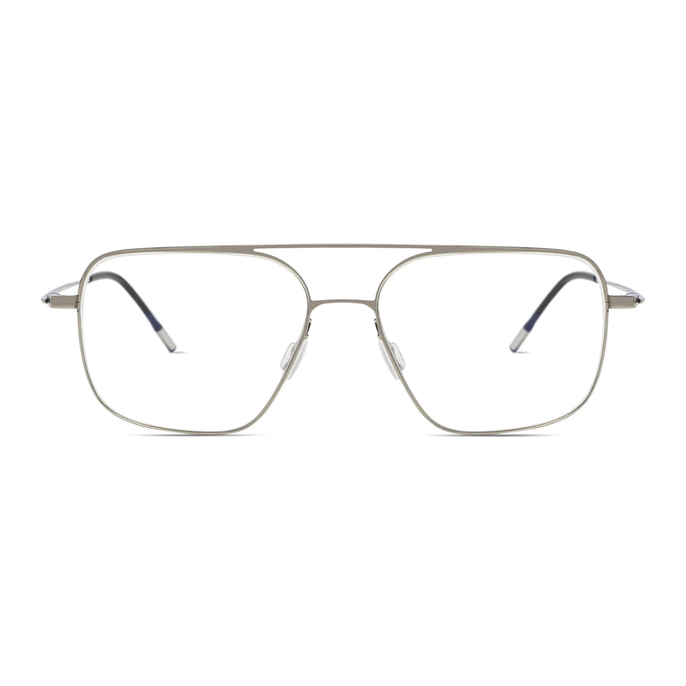 Eddie Optical / Silver Metal & Blue-Light Lens