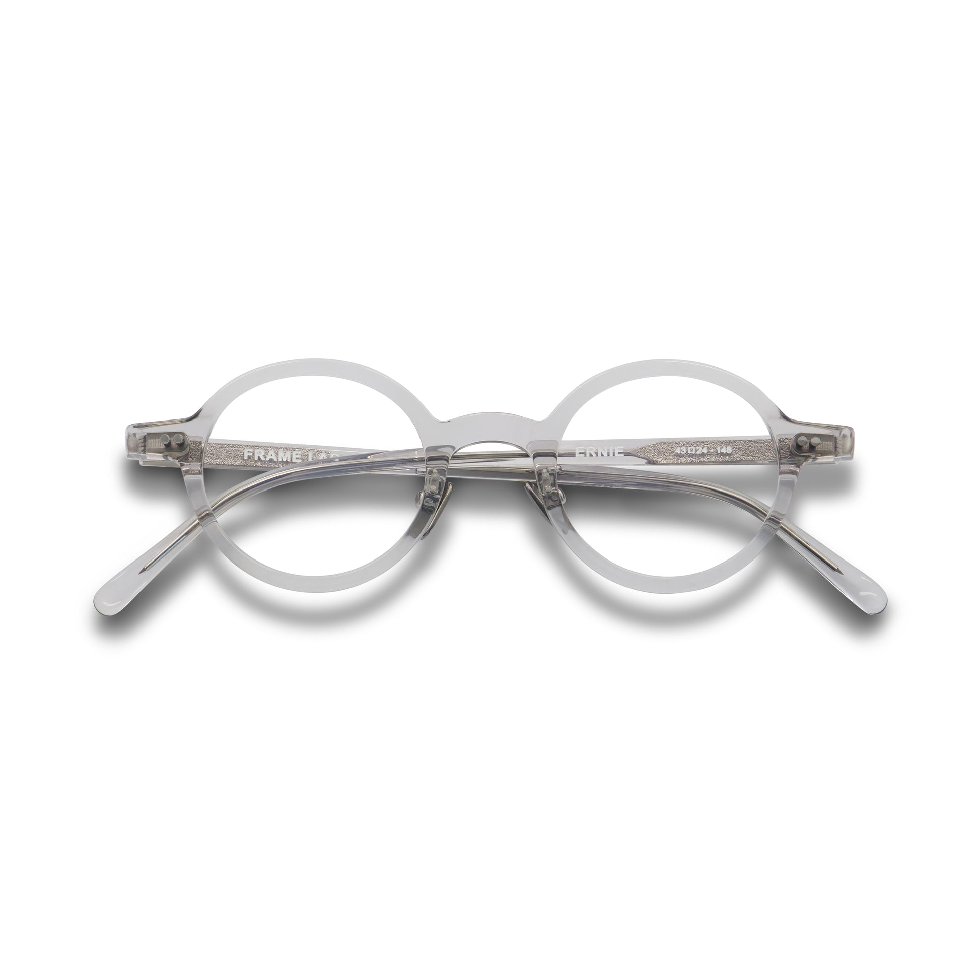 Ernie Optical / Smoke Grey Acetate & Prescription Lens