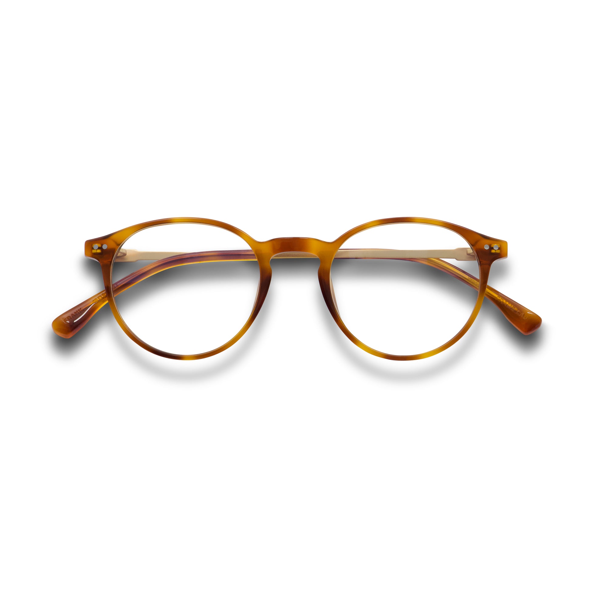 Frank Optical / Honey Tortoise Acetate & Prescription Lens