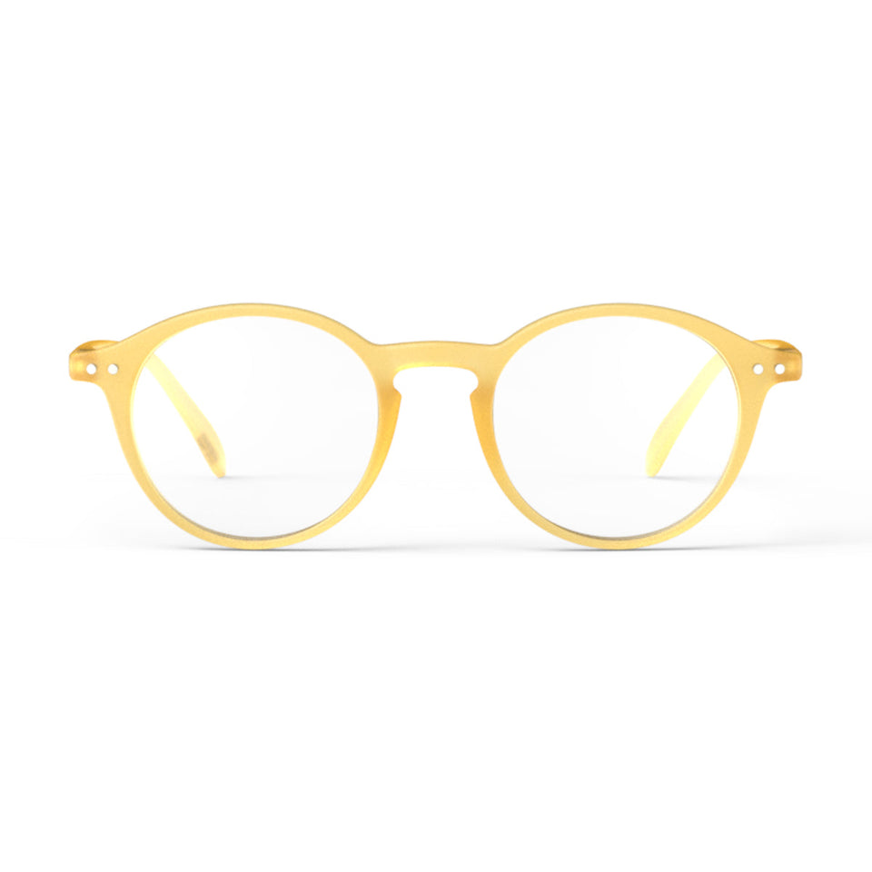 Blue-Light Blocker Glasses / Style H / Yellow Chrome