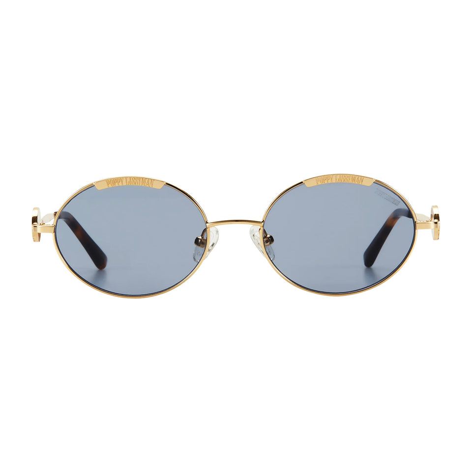 Jasper / Gold Metal & Black Lens