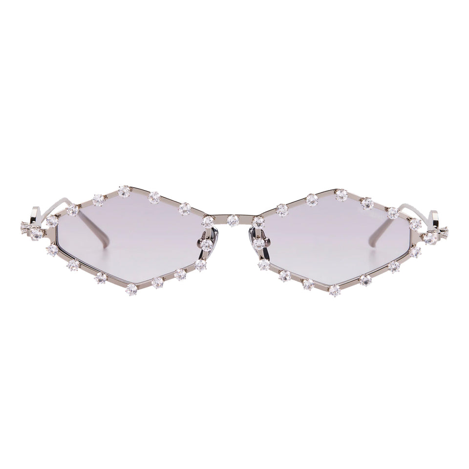 Love Rat Luxe / Silver & Grey Gradient Lens