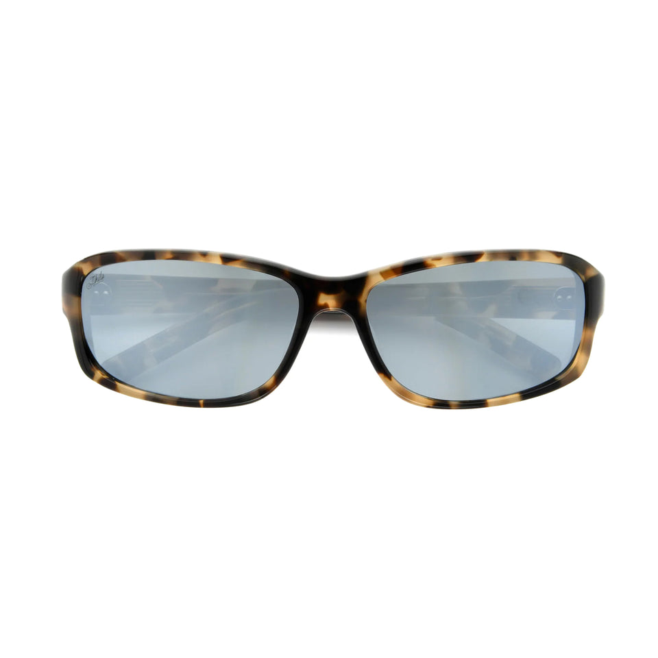 Jet / Tortoise Acetate & Silver Mirror Lens