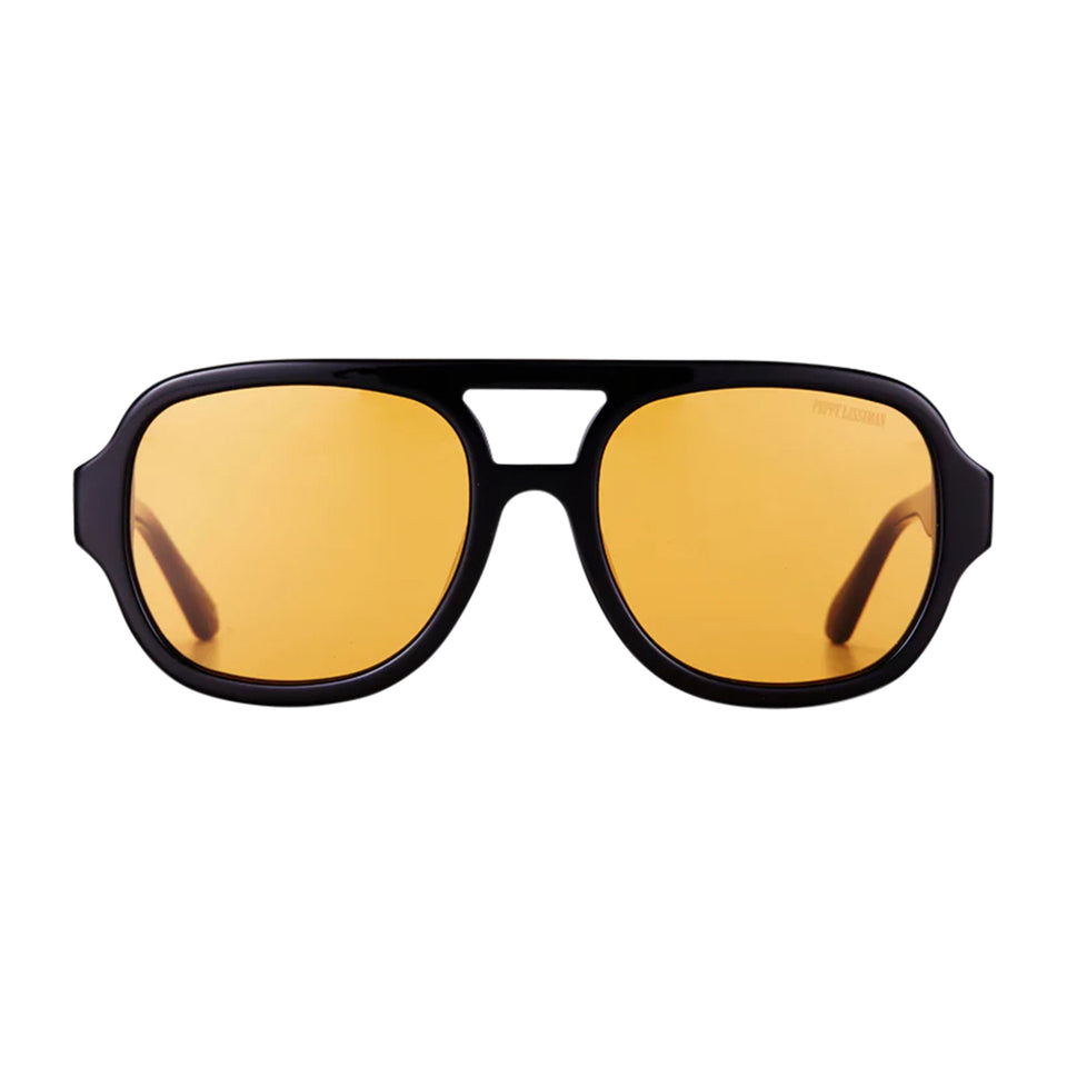 JimBob / Black Acetate & Yellow Lens