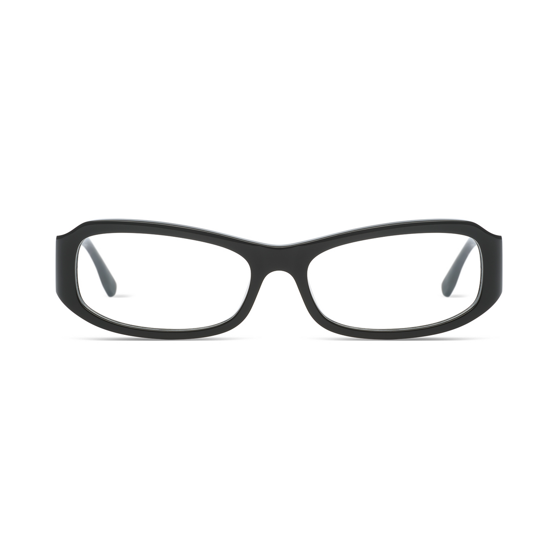 Ashley Optical / Black Recycled Acetate & Blue-Light Lens