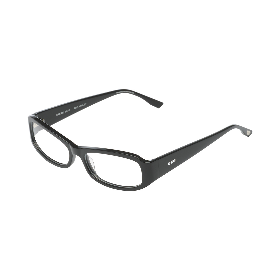 Ashley Optical / Black Recycled Acetate & Blue-Light Lens