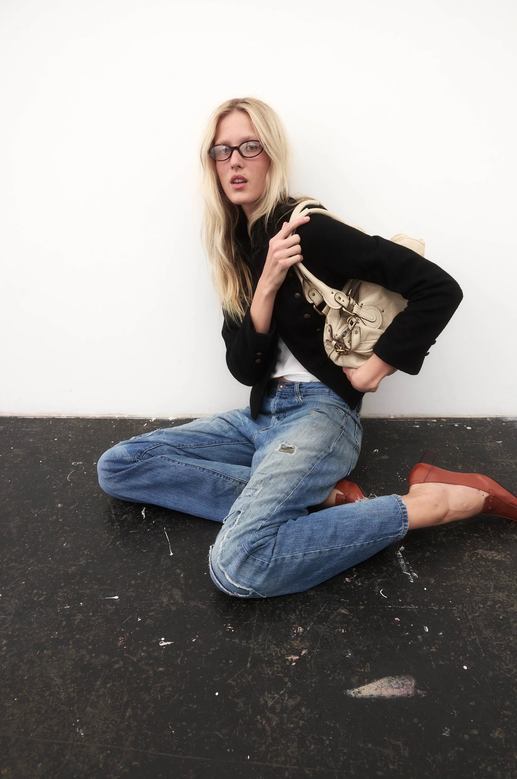 Mila Optical / Dark Tort & Clear Lens