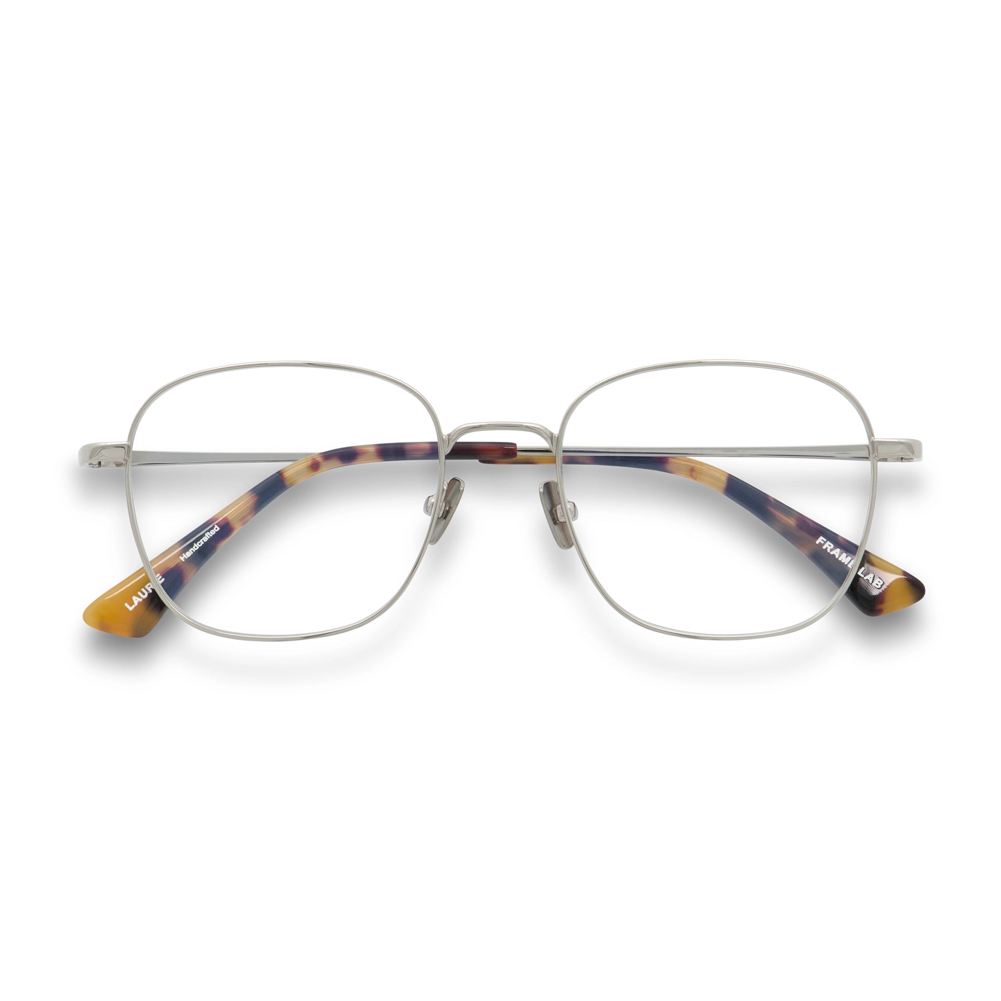 Laurie Optical / Silver Tortoise Metal & Prescription Lens