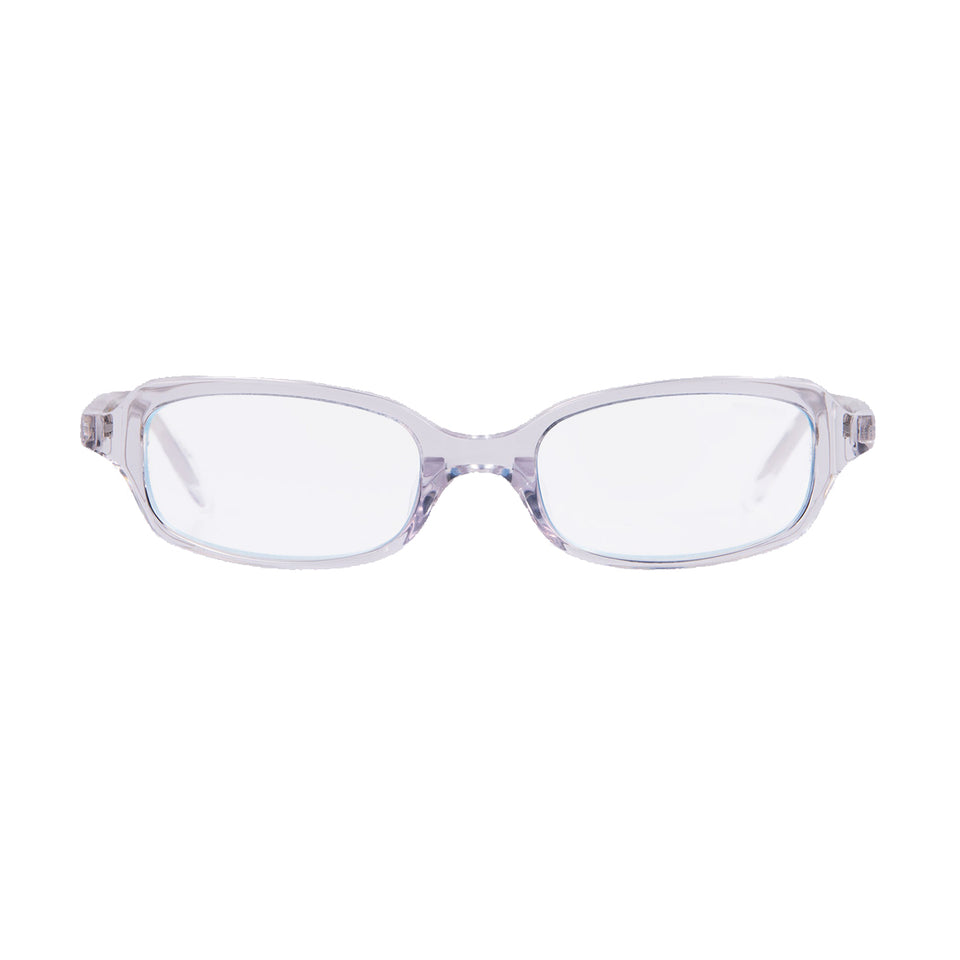 Lindle Optical / Clear Acetate & Clear Blue-Light Lens