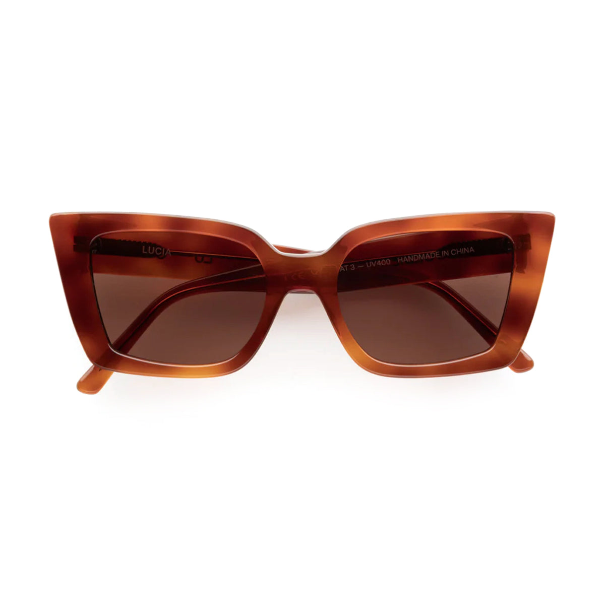 Lucia / Chestnut Acetate & Brown Lens