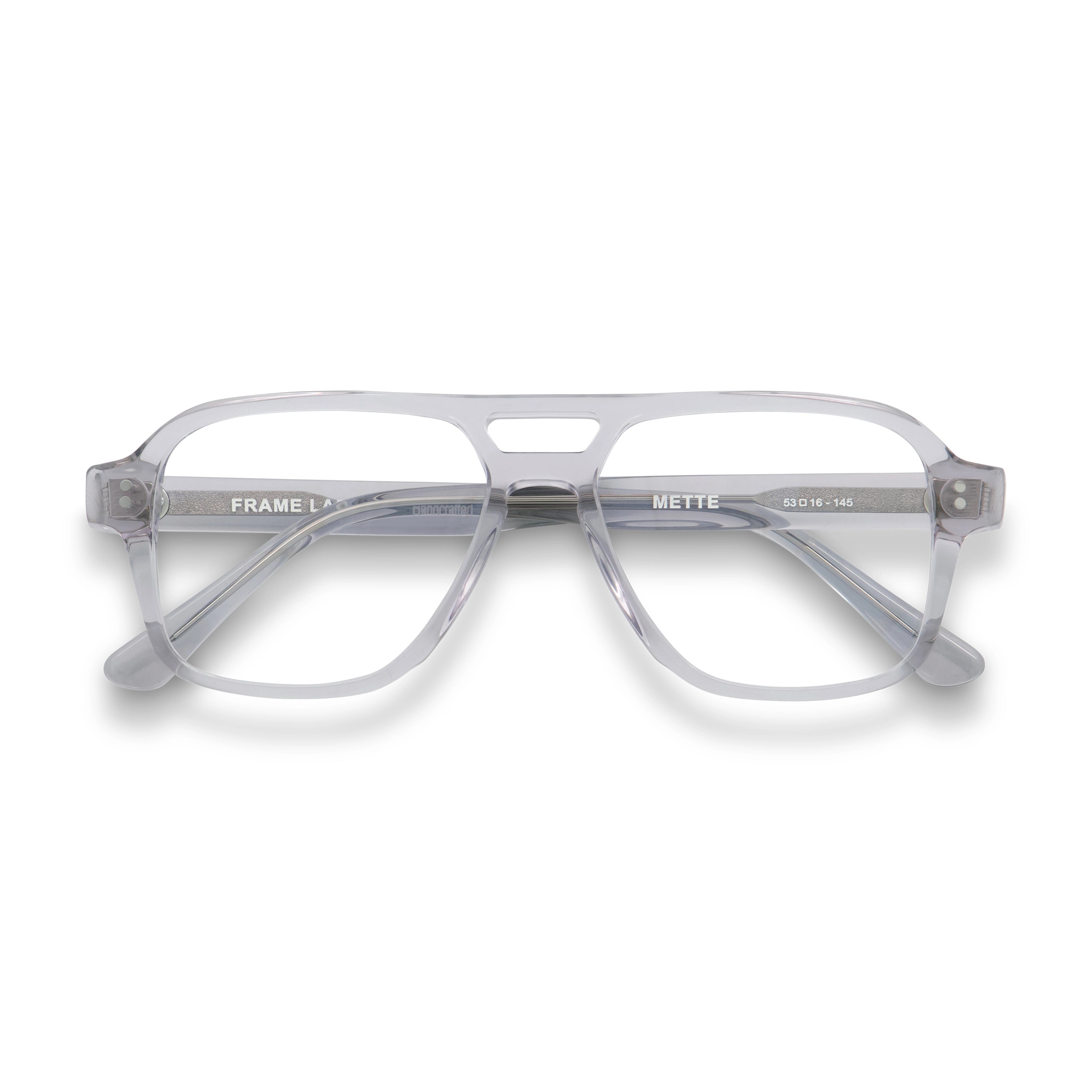 Mette Optical / Crystal Grey Acetate & Prescription Lens