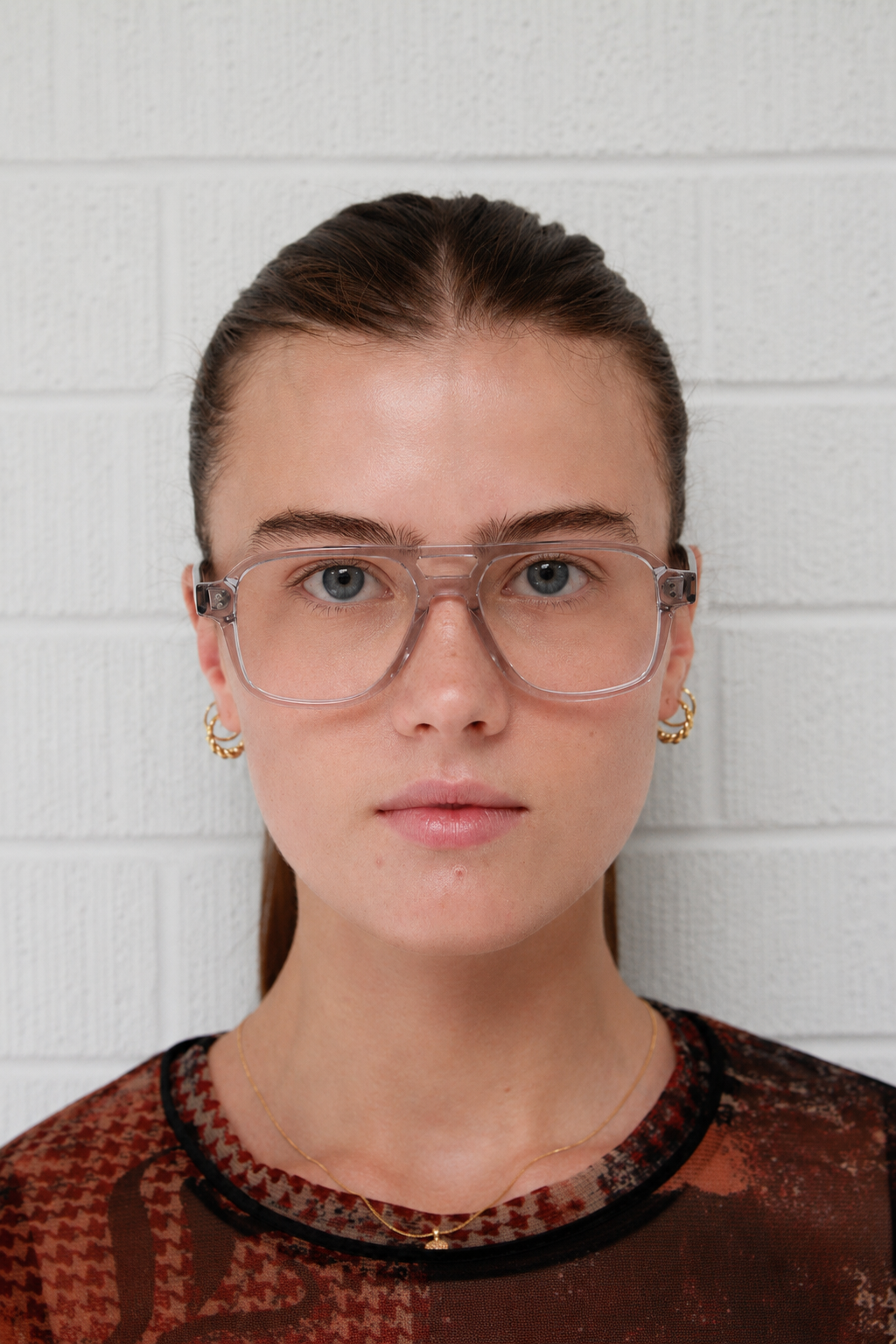 Mette Optical / Crystal Grey Acetate & Clear Lens