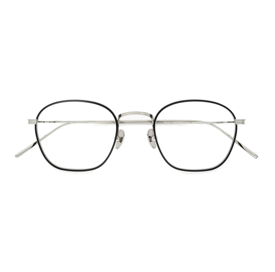 Osiris Optical / Matte Black Silver Titanium & Blue-light Lens