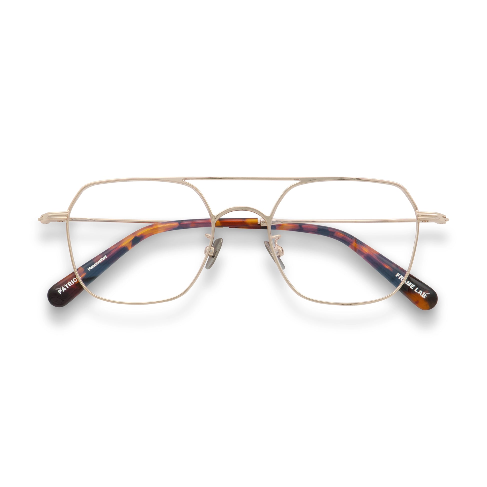 Patrick Optical / Gold Metal & Prescription Lens