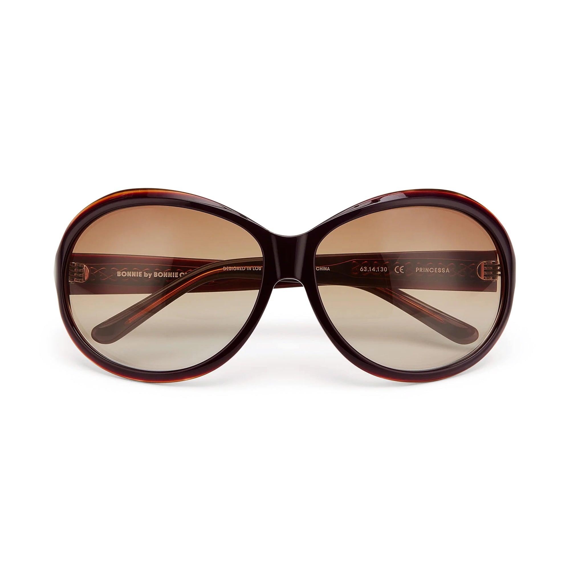 Princesa / Layered Purple Brown & Brown Gradient Lens