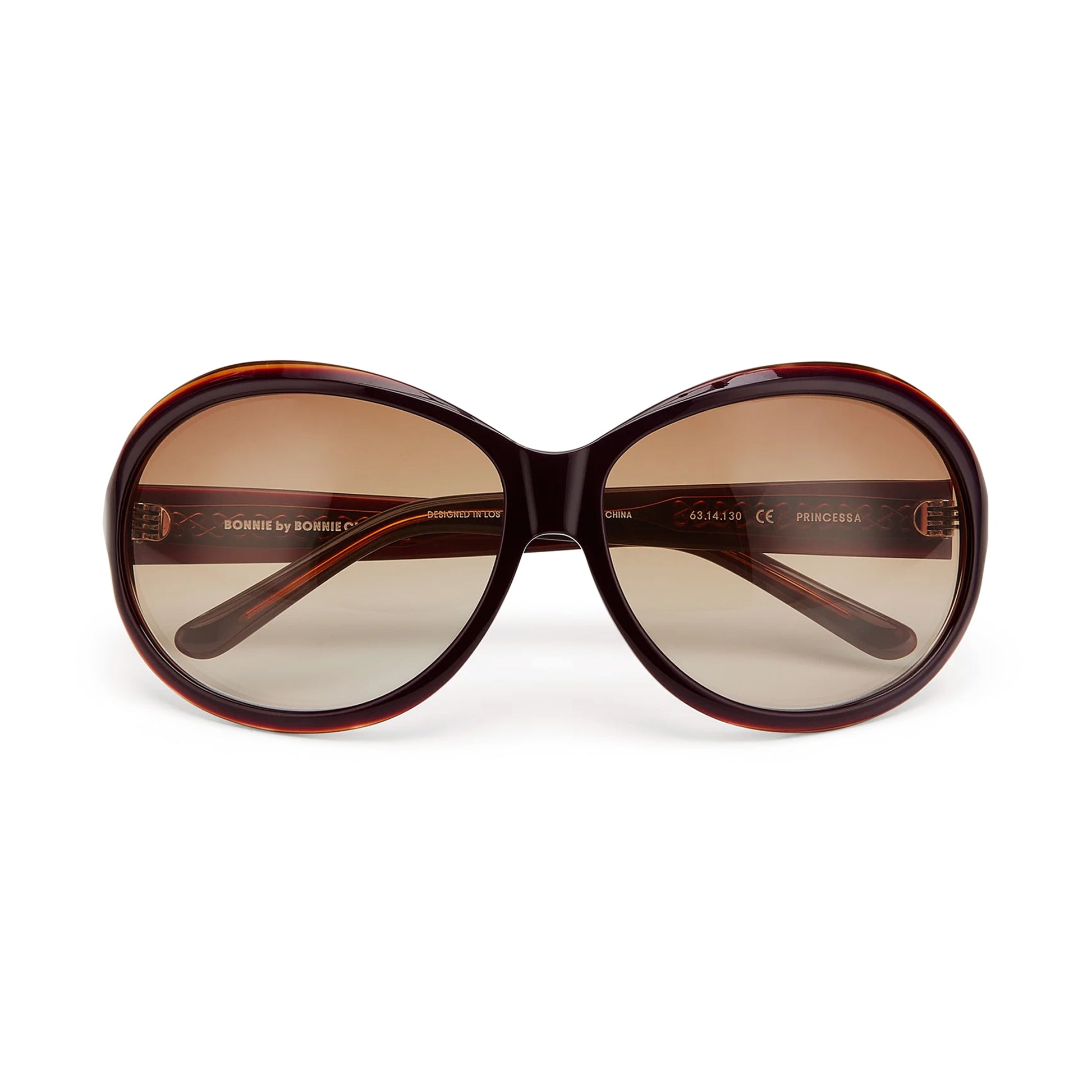 Princesa / Layered Purple Brown & Brown Gradient Lens