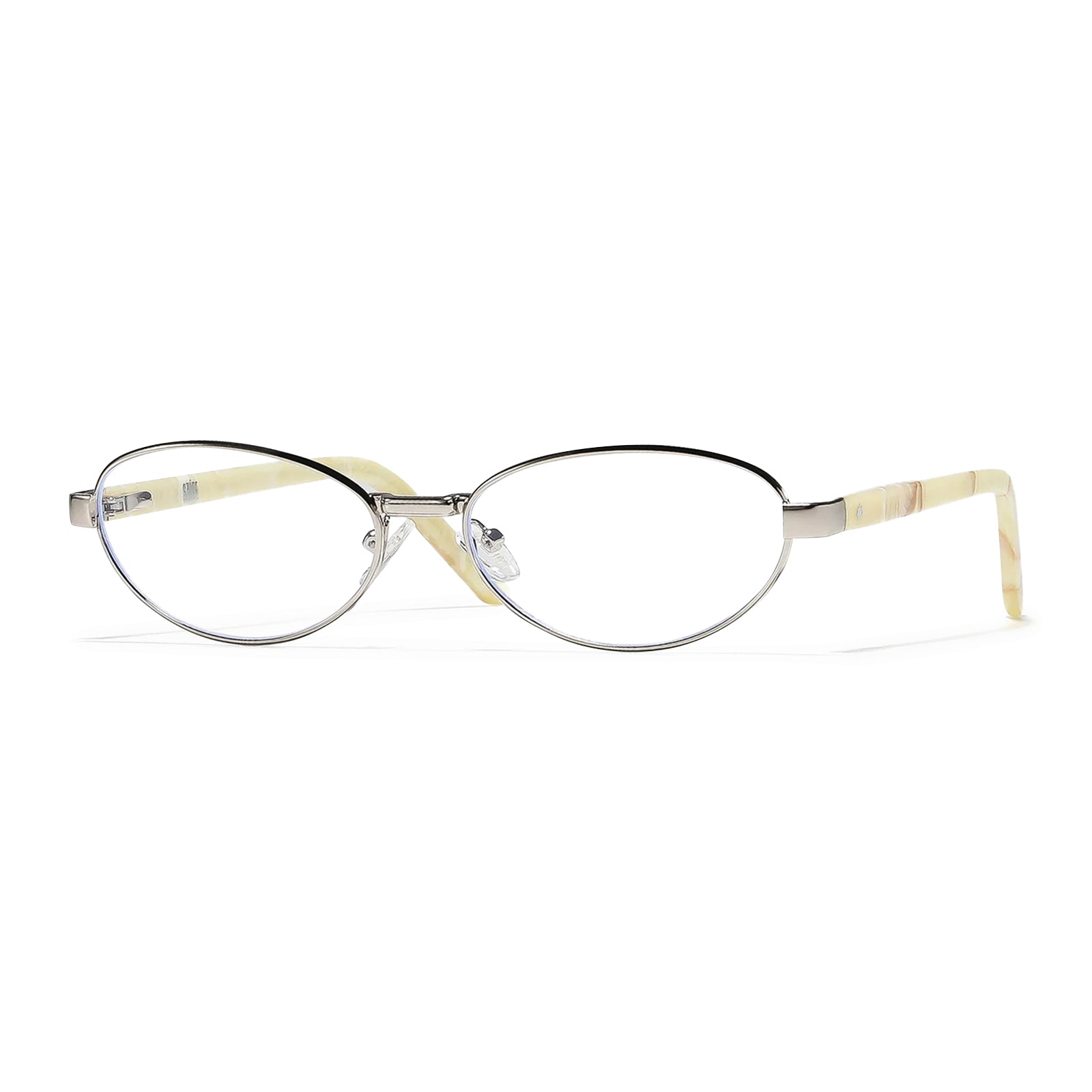 Cherry  / Polished Silver & Blue-Light Lens