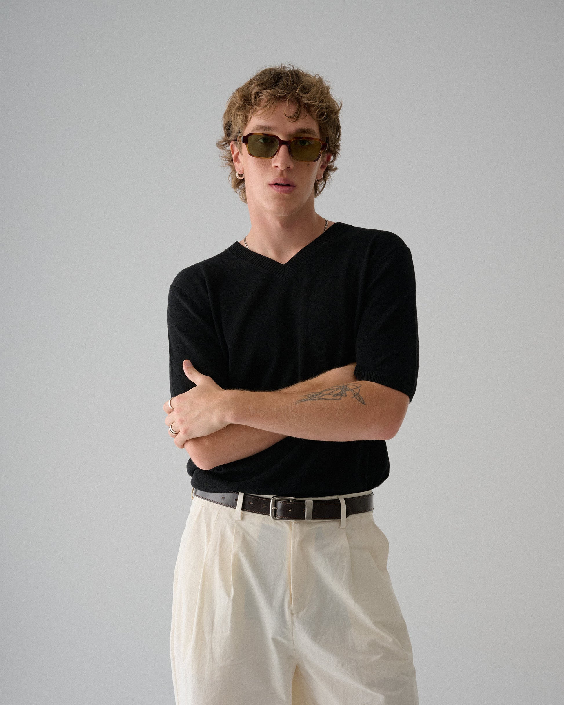 Booth / Maple Tortoiseshell & Lawn Lens