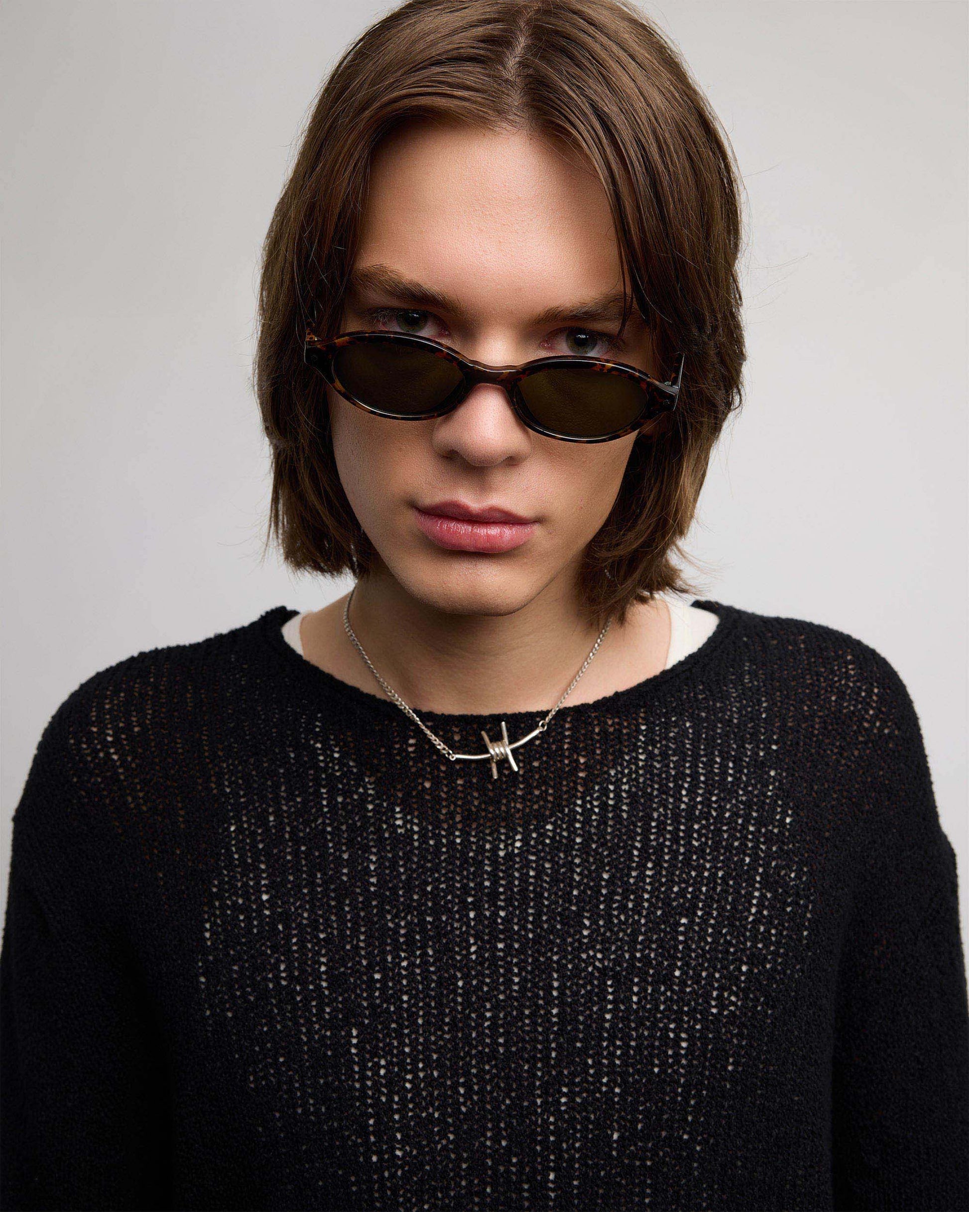 Nolan / Mustard Tortoiseshell & Caper Lens