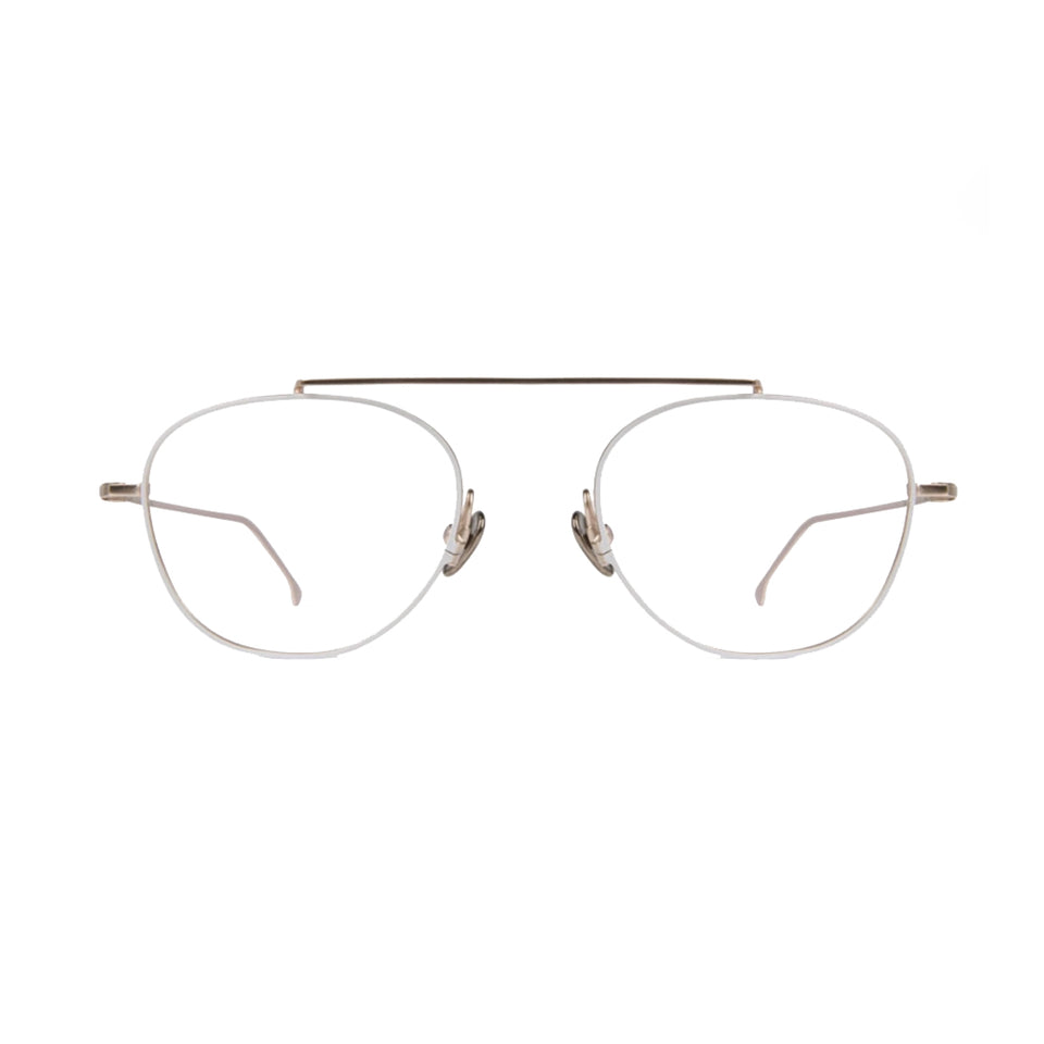 Sheldon Optical / White Metal & Blue-Light Lens