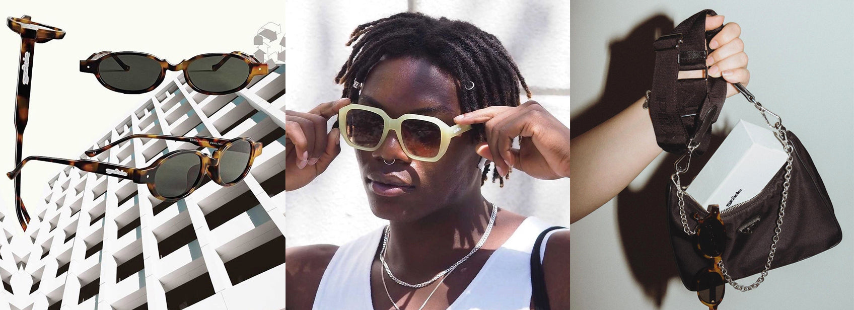CLANE ASYMMETRY HOLE クラネ　フラットジュース　ブラウン Szade | Walton | Walnut & Matcha Sunglasses | Shade Files