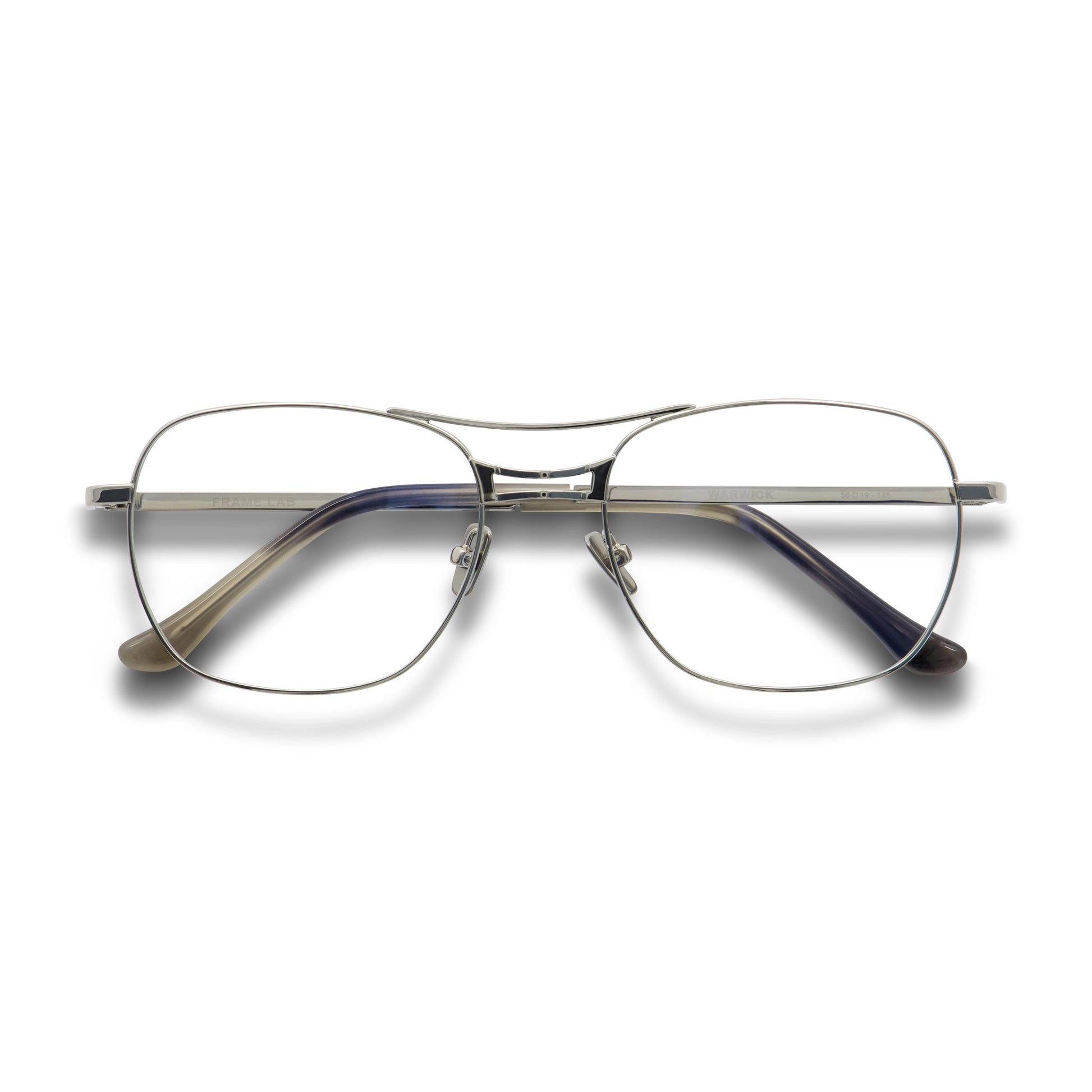 Warwick Optical / Silver Metal & Prescription Lens