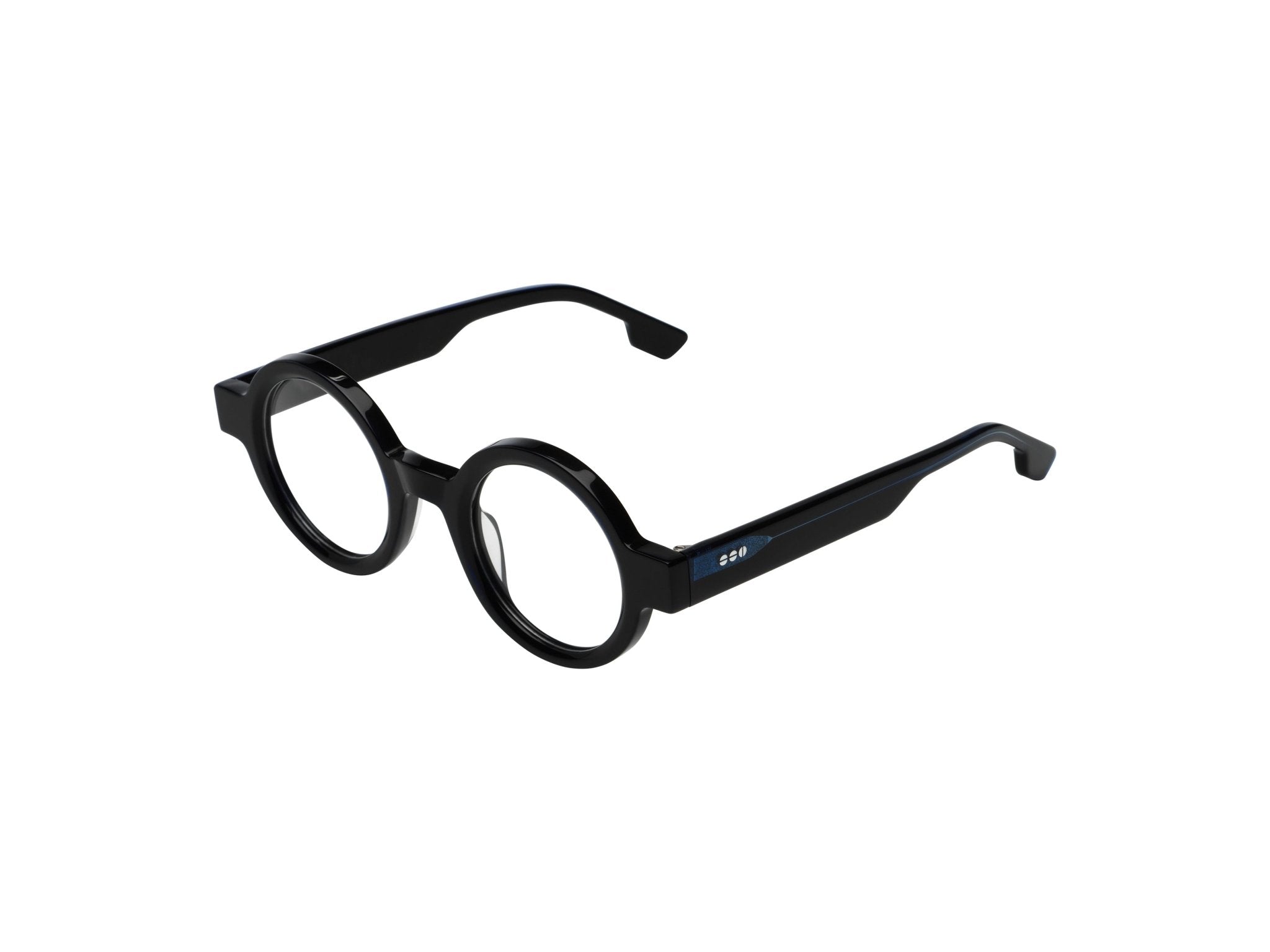 Adrian Optical / Black Space Acetate & Blue - Light Lens - Shade Files