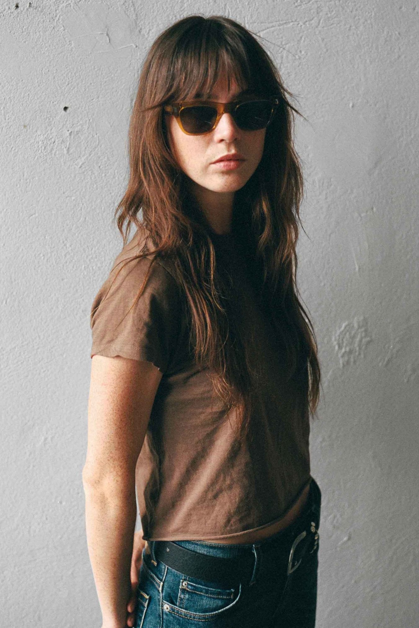 Aki / Caramel & Grey Solid Lens - Shade Files