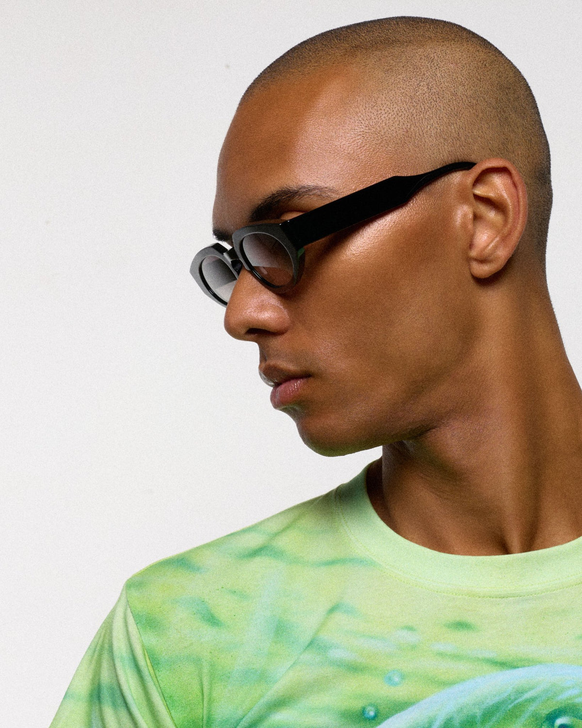 Akira / Black Acetate & Grey Gradient Lens - Shade Files